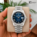 Role_x Day Date Silver/Blue Watch