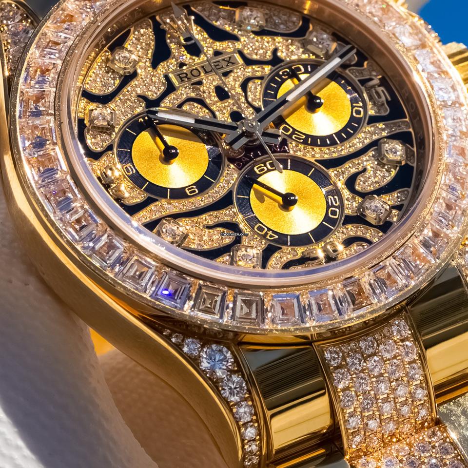 Role_x Tiger Gold Chain Watch