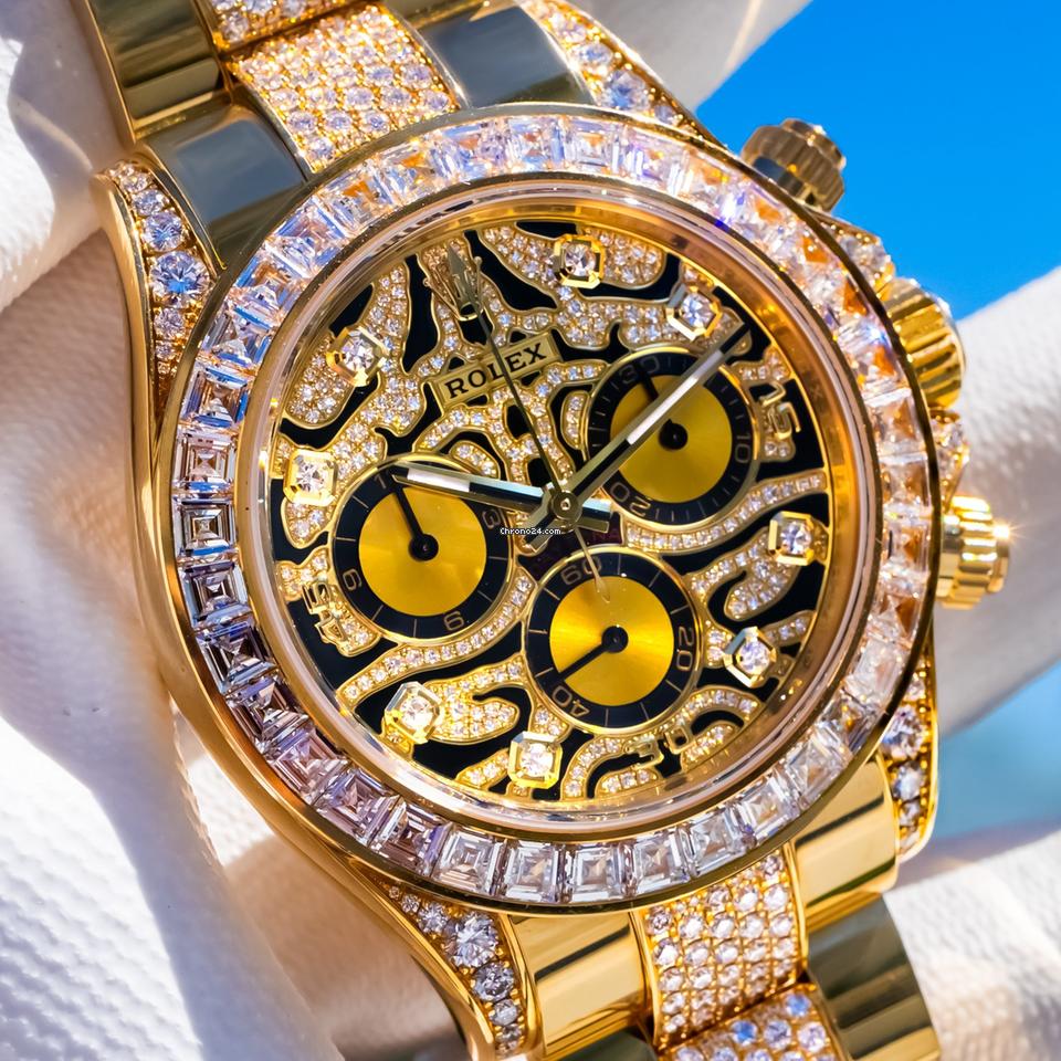 Role_x Tiger Gold Chain Watch