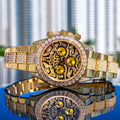 Role_x Tiger Gold Chain Watch
