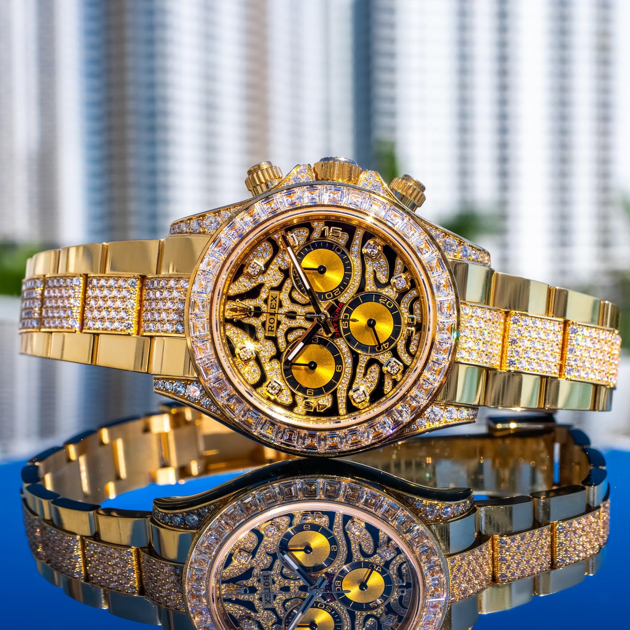 Role_x Tiger Gold Chain Watch