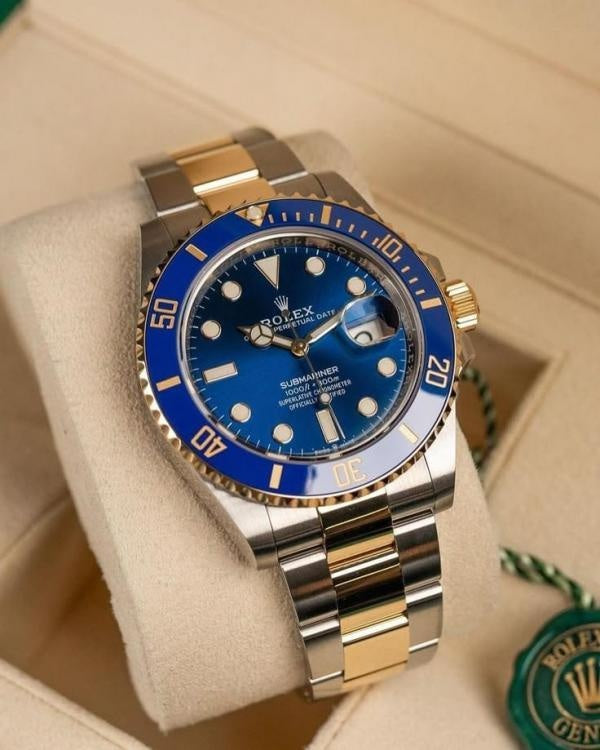 Role_x Submarine 2-Tone Silver/Blue Watch