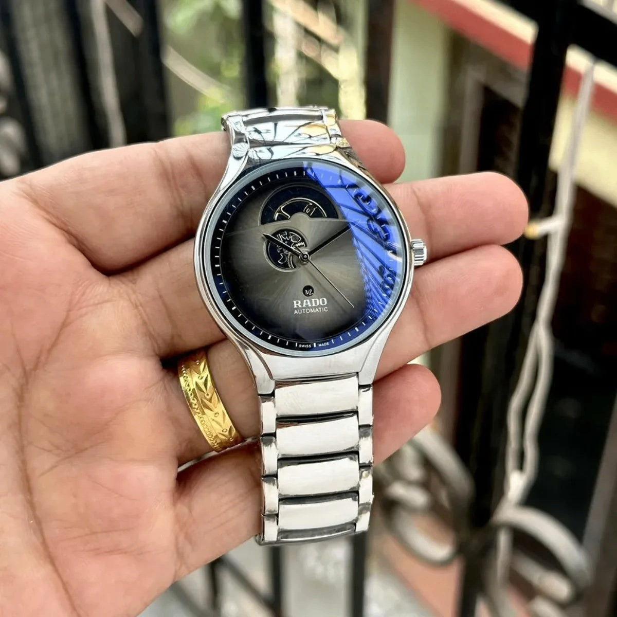 Rad_o Classic Silver/Black Watch