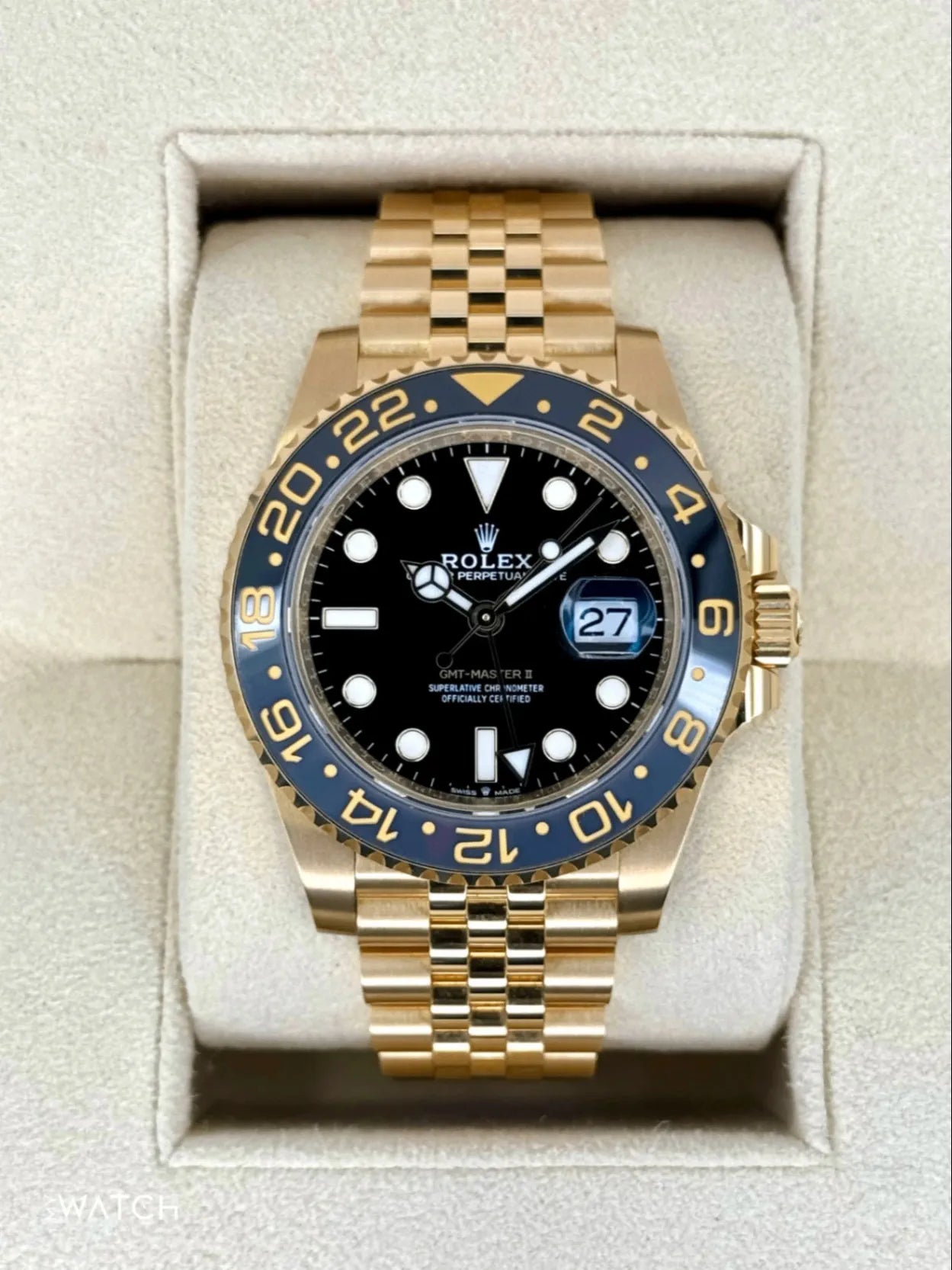 Role_x Gmt Master Gold Watch
