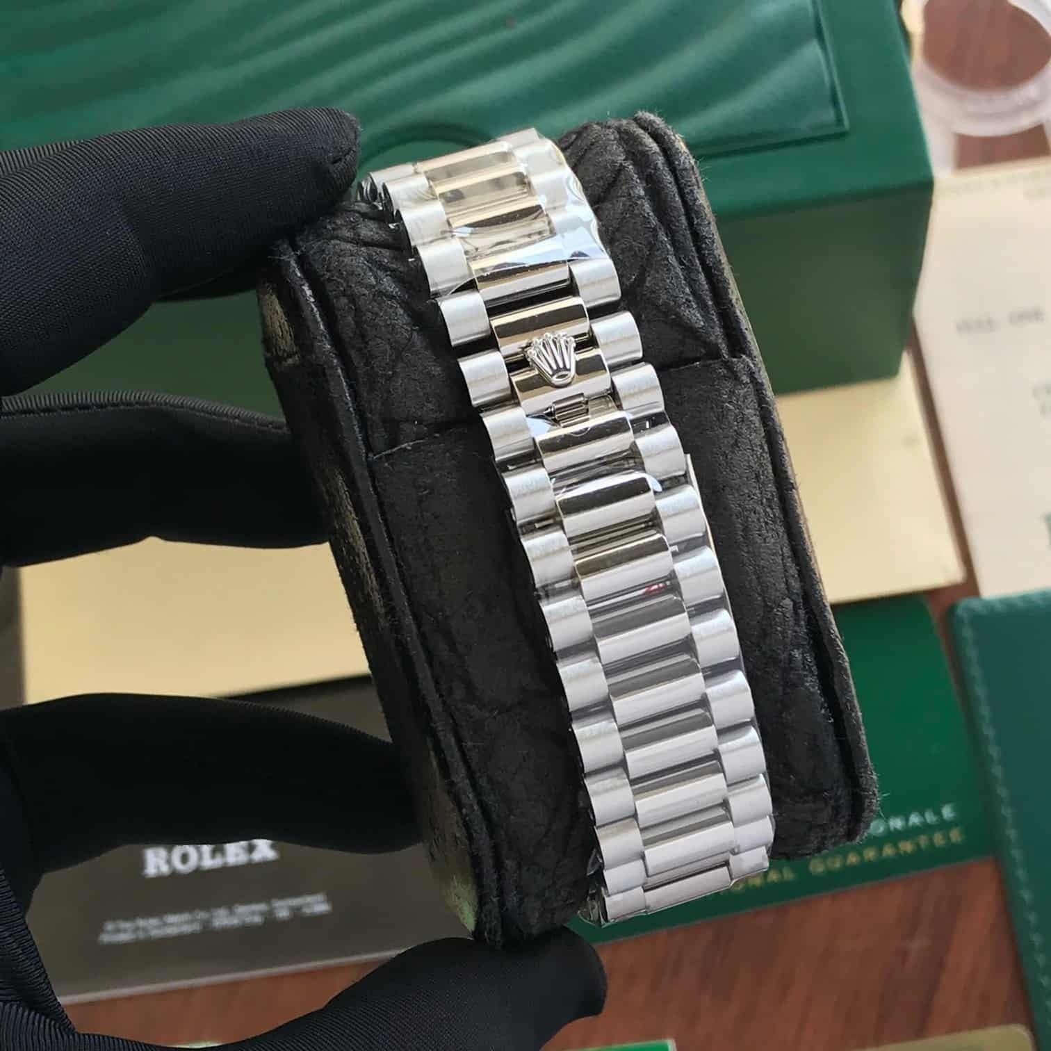 Role_x Day Date Silver/Blue Watch