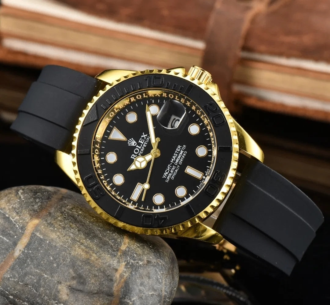 Role_x Yach Master Gold Watch