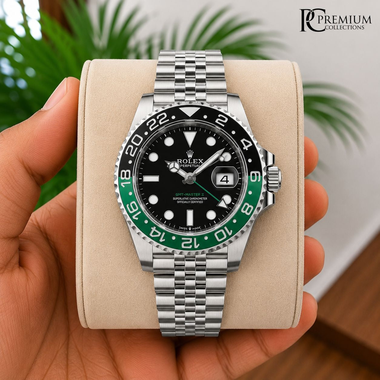 Role_x Gmt Master Green Watch