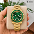 Role_x  Submarine Gold/Green Watch