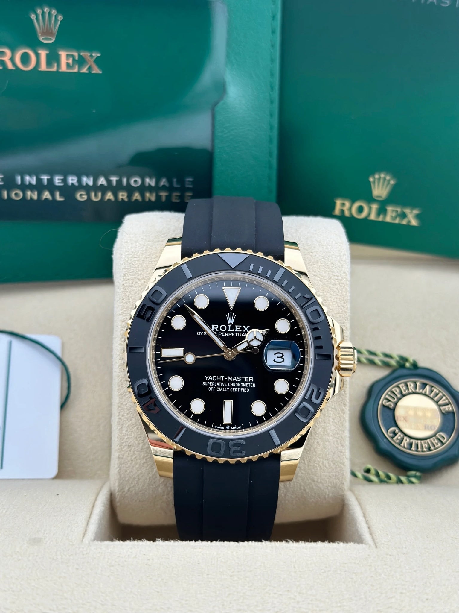 Role_x Yach Master Gold Watch