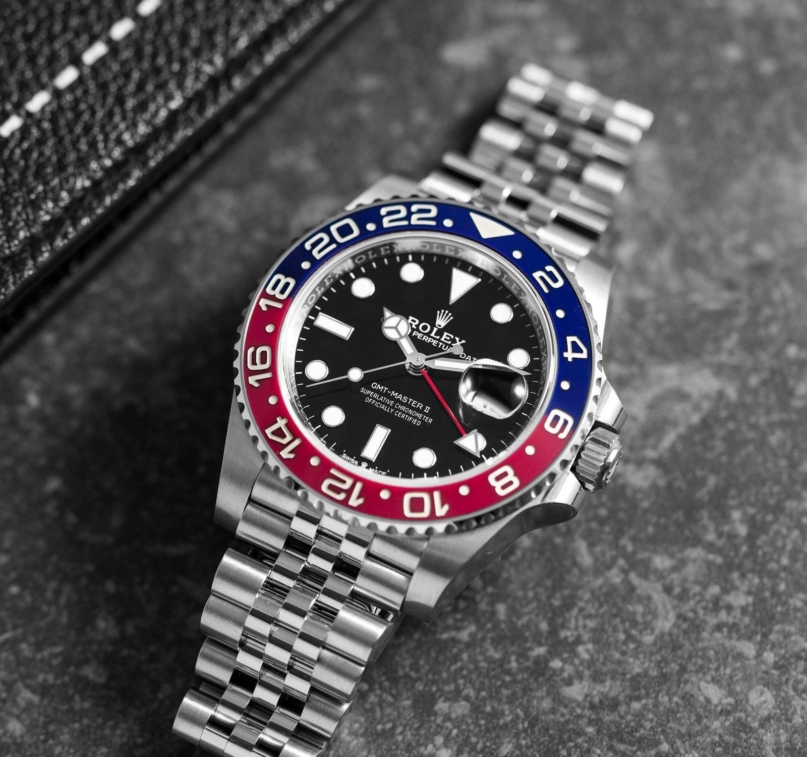 Role_x Gmt Master Red Blue Watch