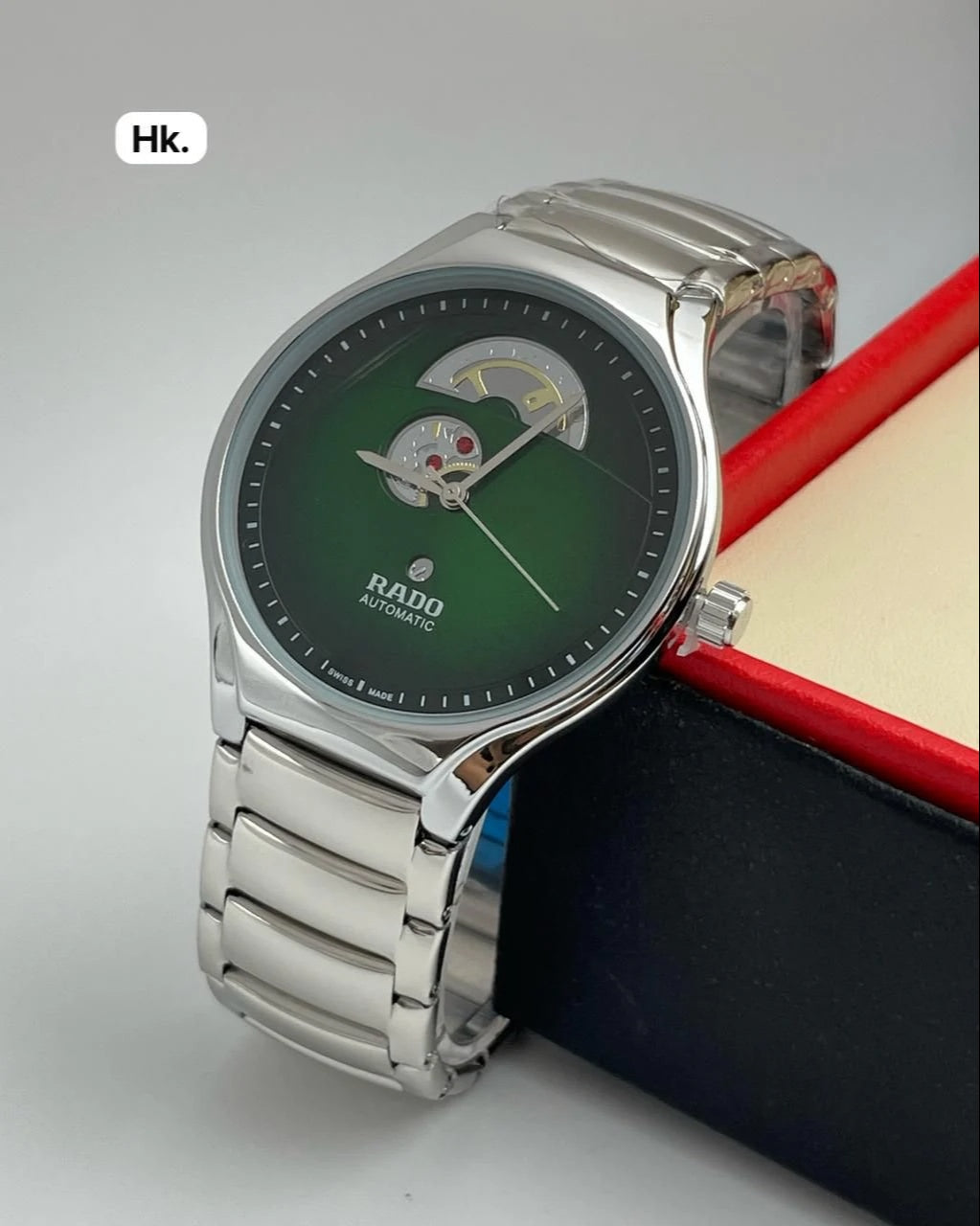 Rad_o Classic Silver/Green Watch