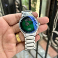 Rad_o Classic Silver/Green Watch