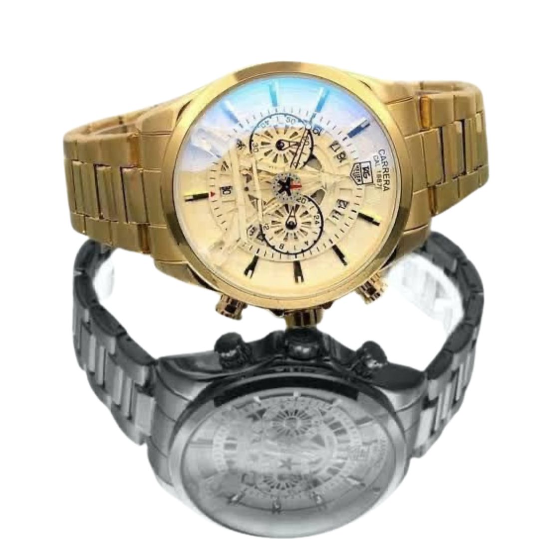 TAG Eiffel Tower Gold Carerra Caliber 1887