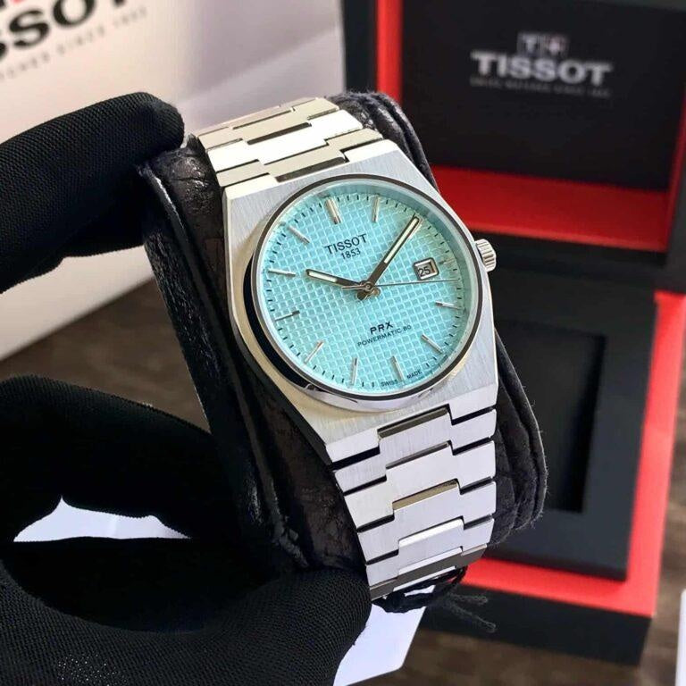 Tisso_t Prx Silver/Sky Watch