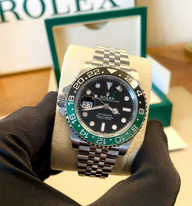 Role_x Gmt Master Green Watch