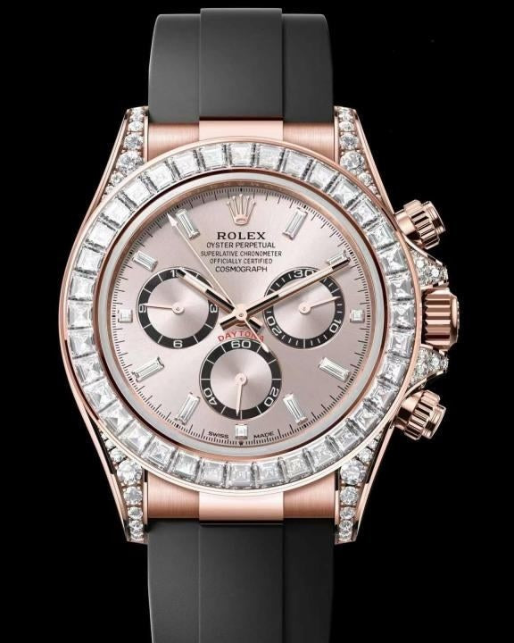 Role_x Daytona Rose Gold Diamond Watch