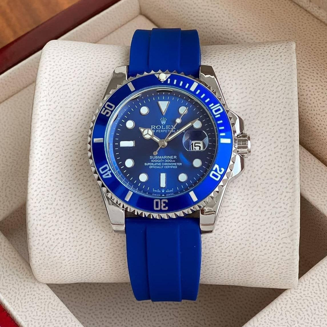 Role_x Submarine Blue Belt Watch