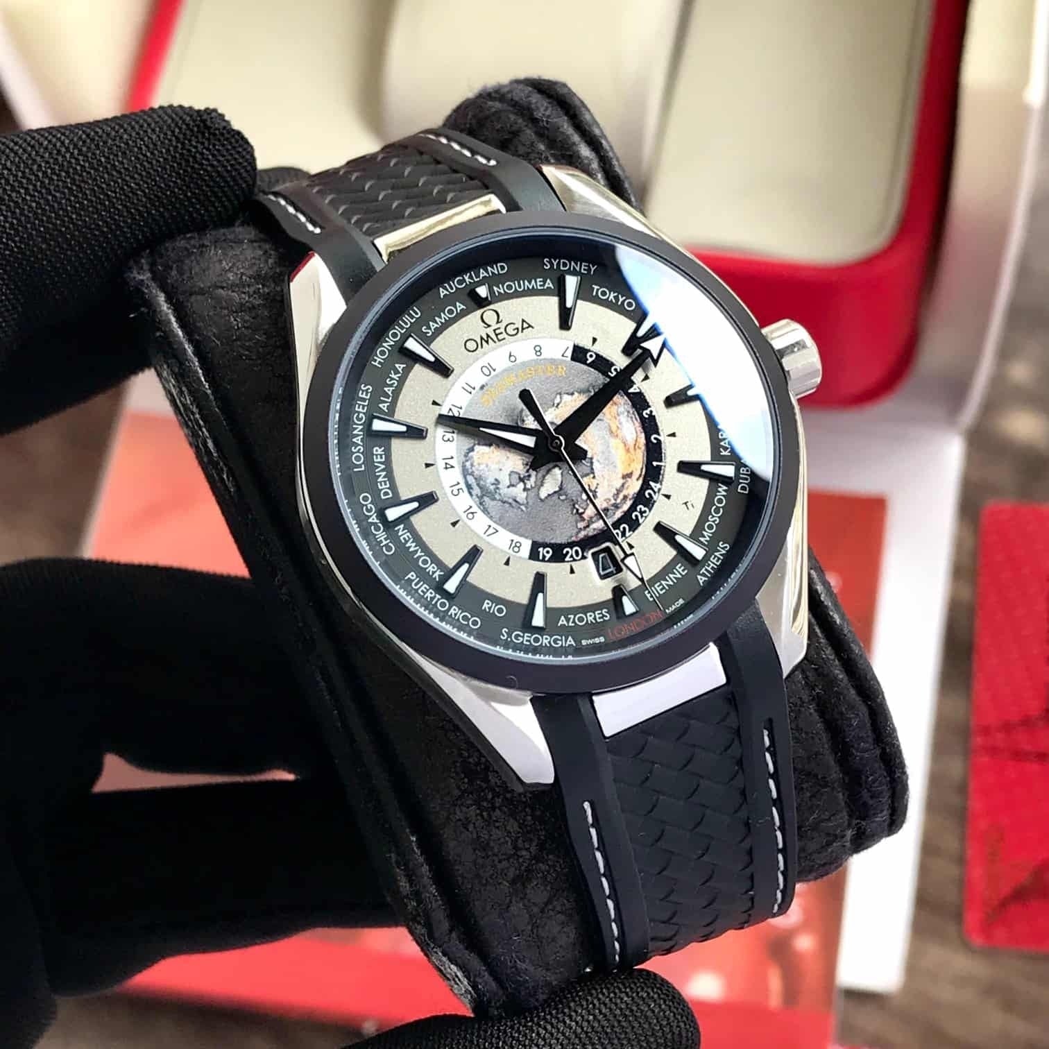 Seamaster world map watch For Men