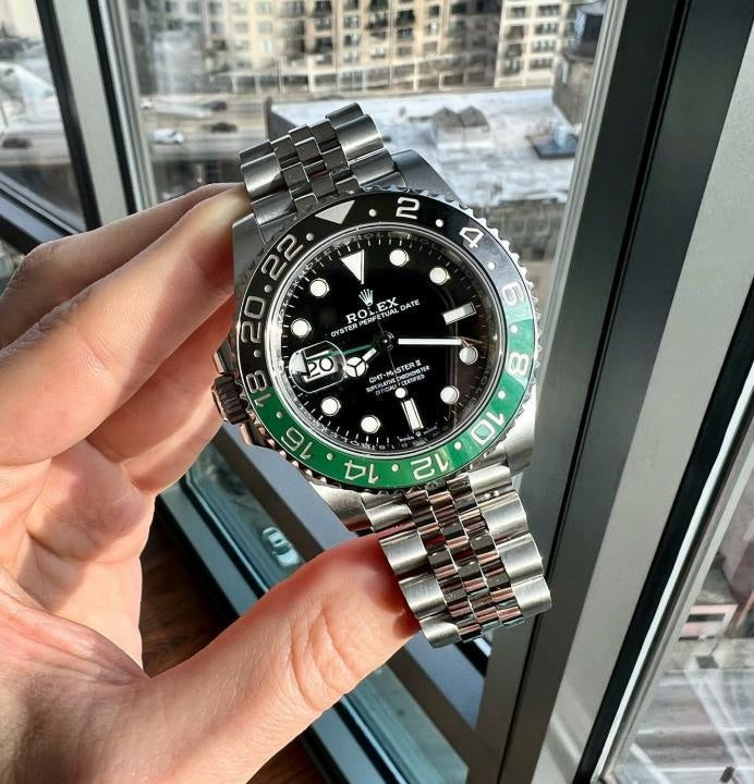 Role_x Gmt Master Green Watch