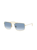 Ray-Ban Unisex Gradient Blue Lens Square Sunglasses