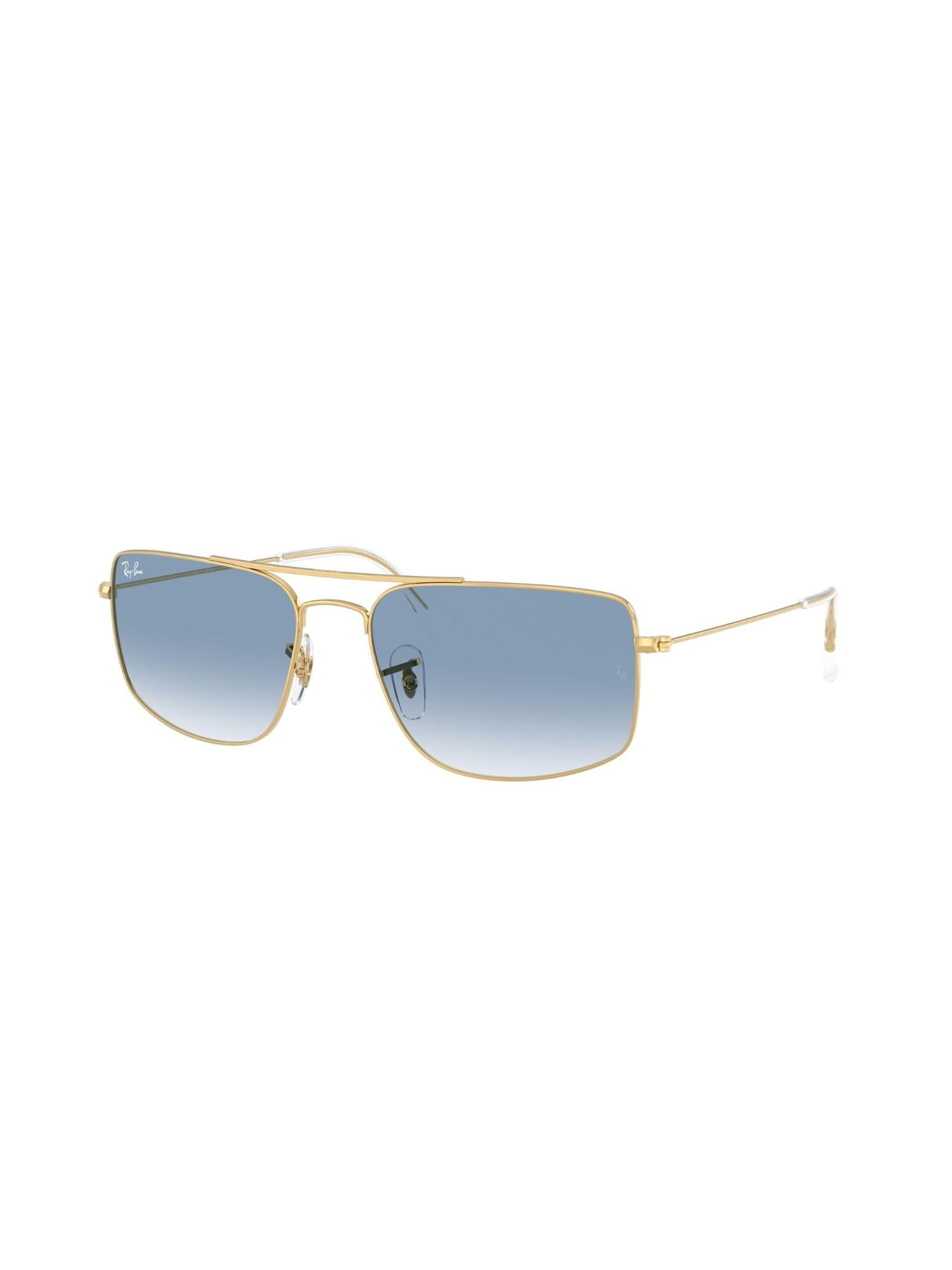 Ray-Ban Unisex Gradient Blue Lens Square Sunglasses