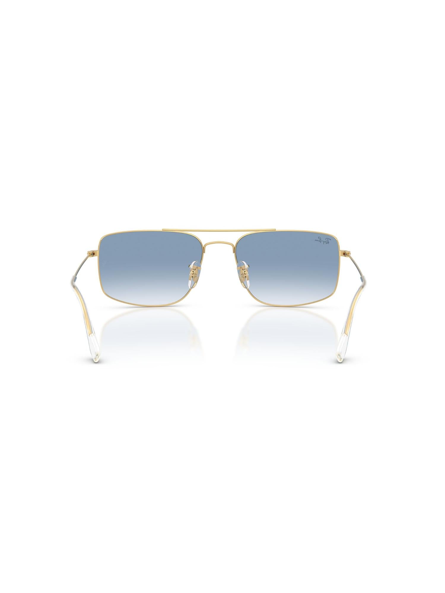 Ray-Ban Unisex Gradient Blue Lens Square Sunglasses