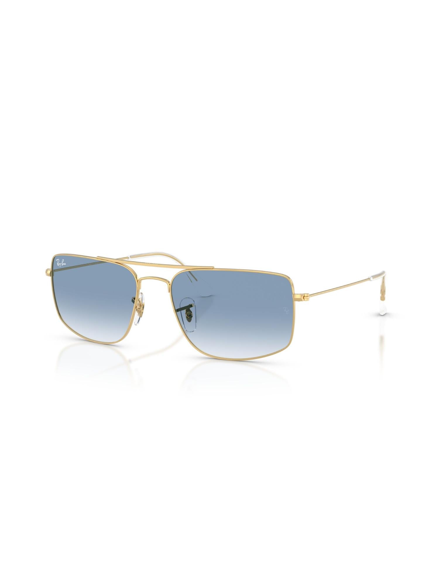 Ray-Ban Unisex Gradient Blue Lens Square Sunglasses