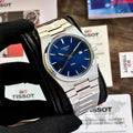 Tisso_t Prx Silver/Blue Watch