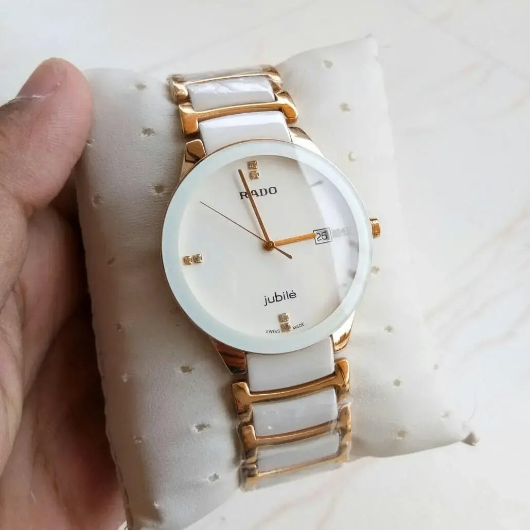 Rad_o Jublie Gold/White Watch