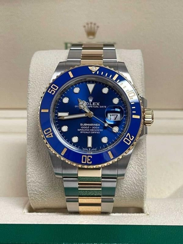 Role_x Submarine 2-Tone Silver/Blue Watch