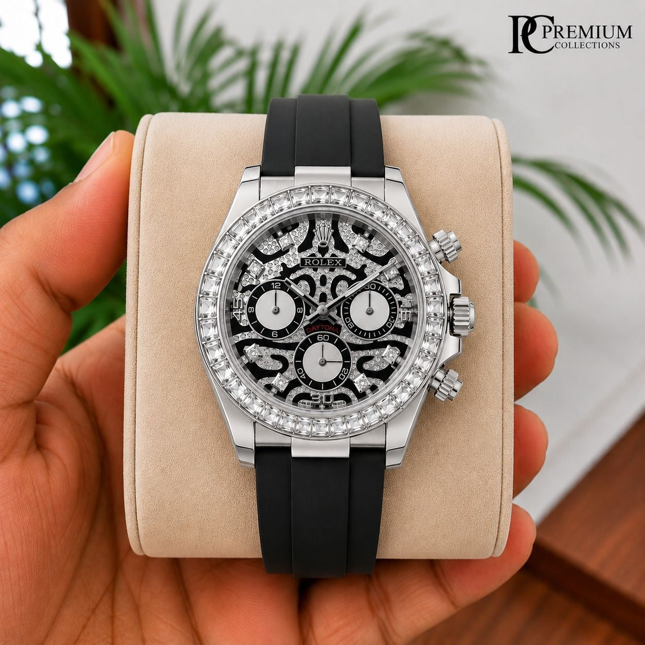 Role_x Tiger Silver Belt Watch