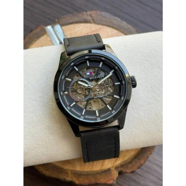 Tommy_hilfiger Automatic Leather Full-Black