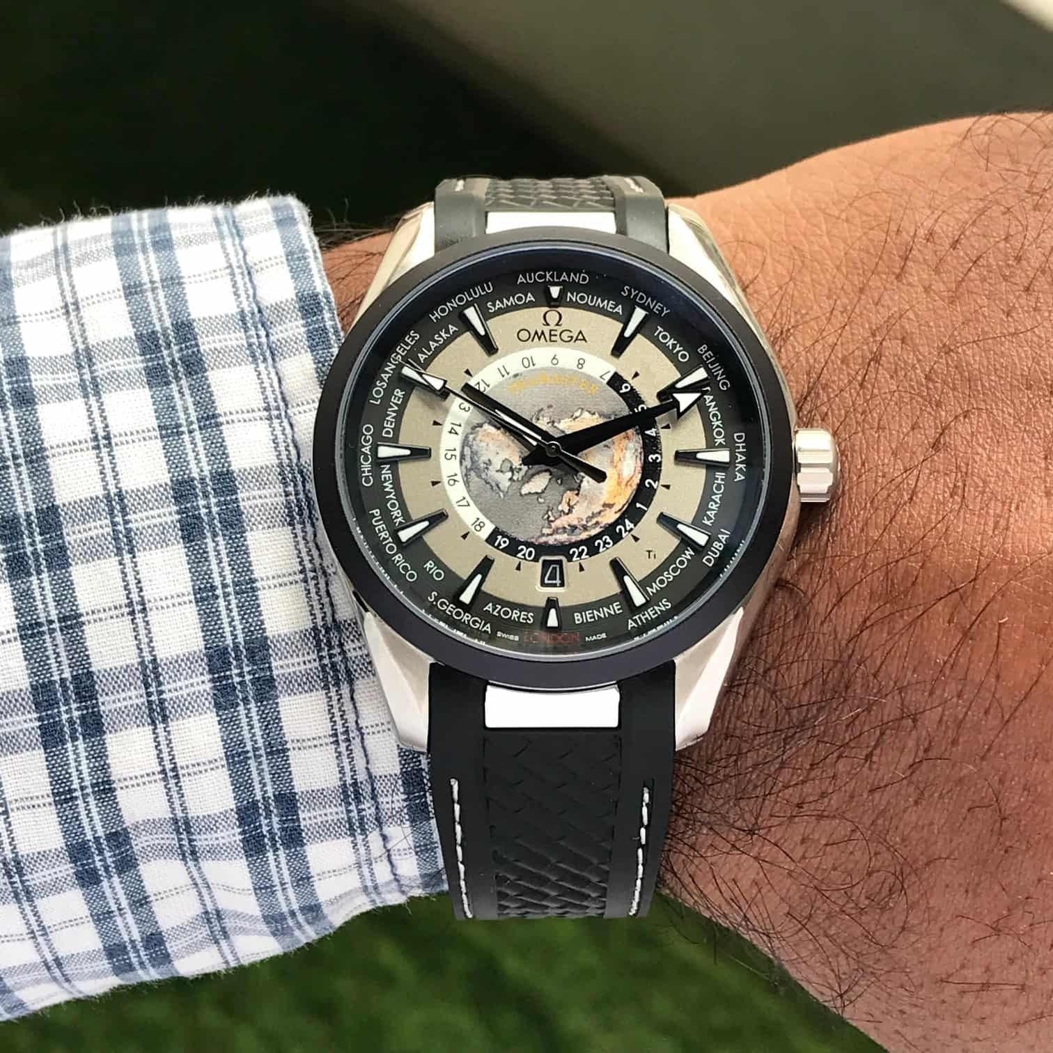 Seamaster world map watch For Men