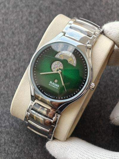 Rad_o Classic Silver/Green Watch