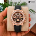 Role_x Tiger Rose Gold Belt Watch