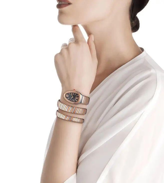 Classic Snake-Shaped Luxury Watch