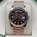Role_x Day Date Rose Gold S-Diamond Watch