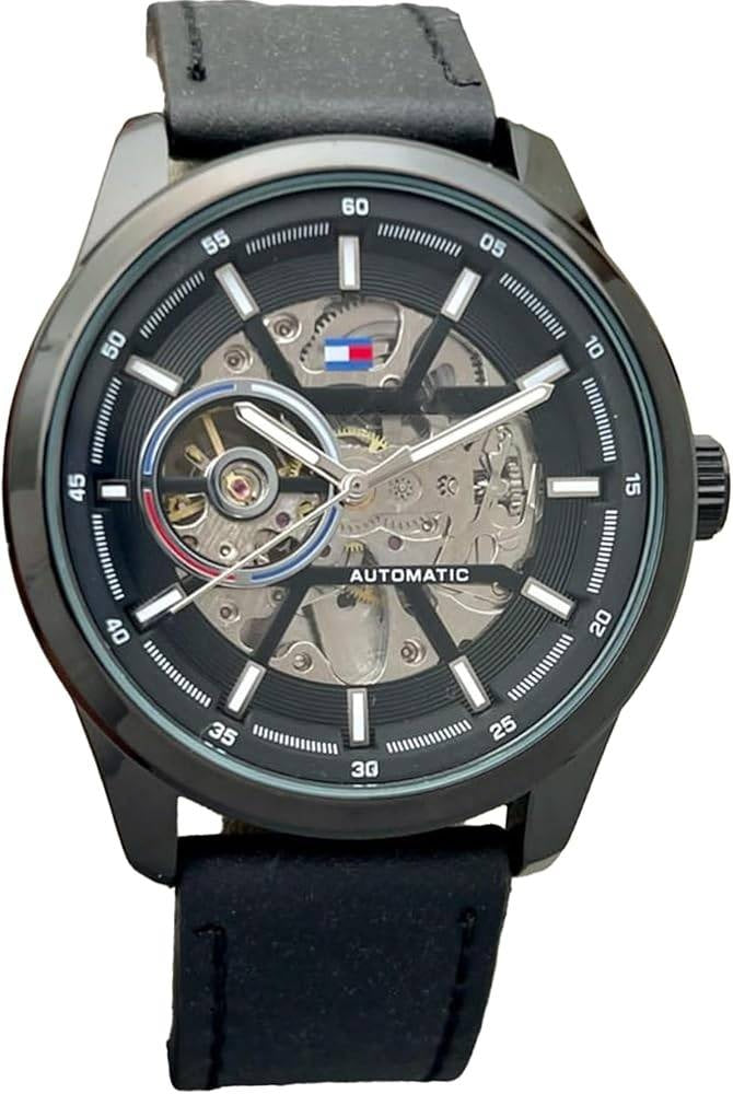 Tommy_hilfiger Automatic Leather Full-Black