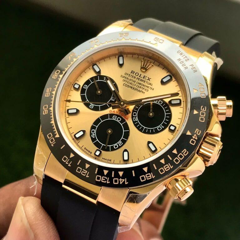 Role_x Daytona Gold Belt Watch