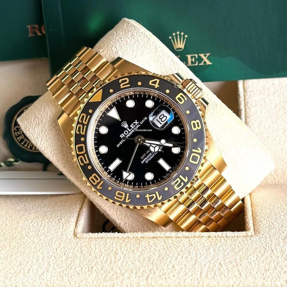 Role_x Gmt Master Gold Watch