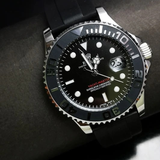Role_x Yach Master Silver Watch
