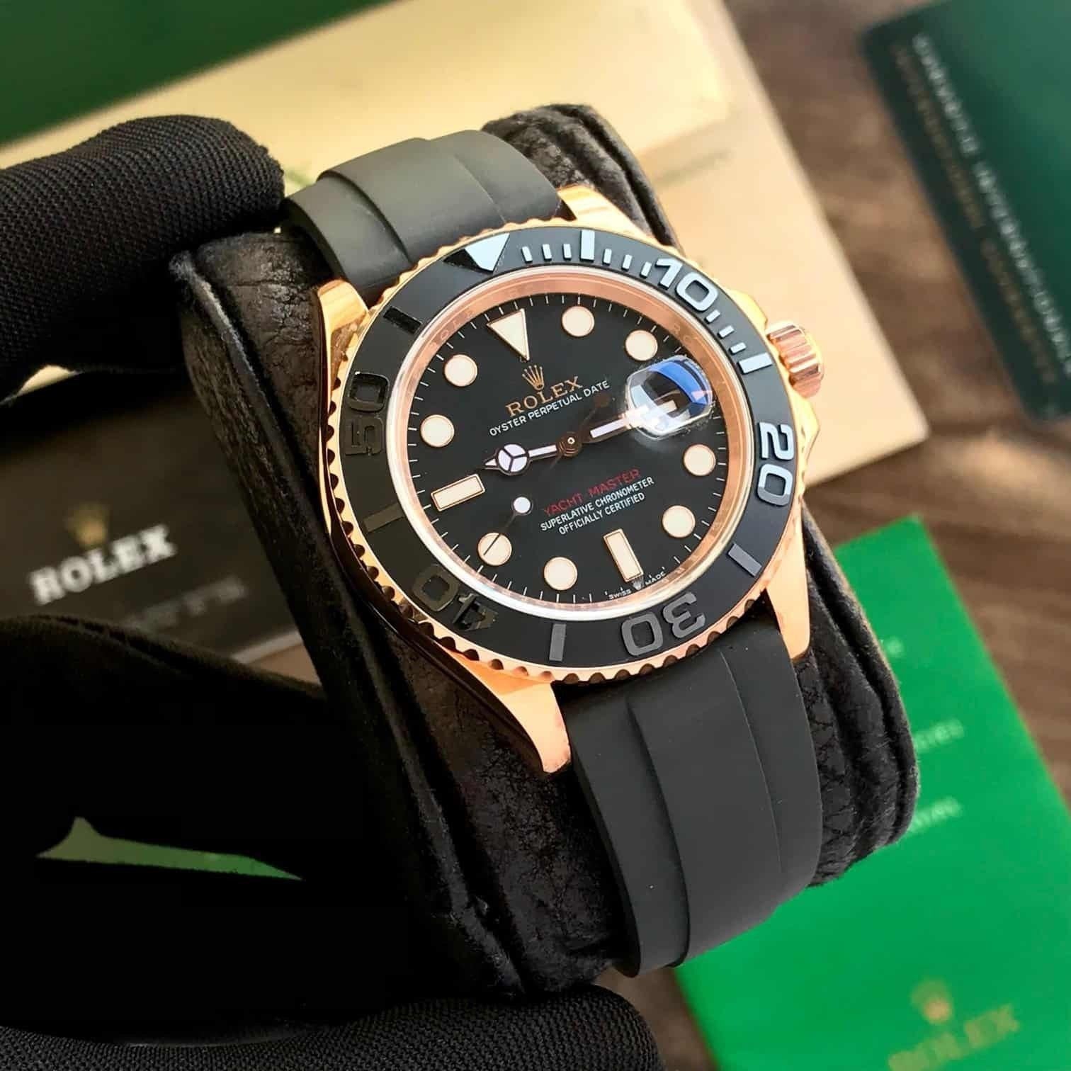 Role_x Yach Master Rose Gold Watch