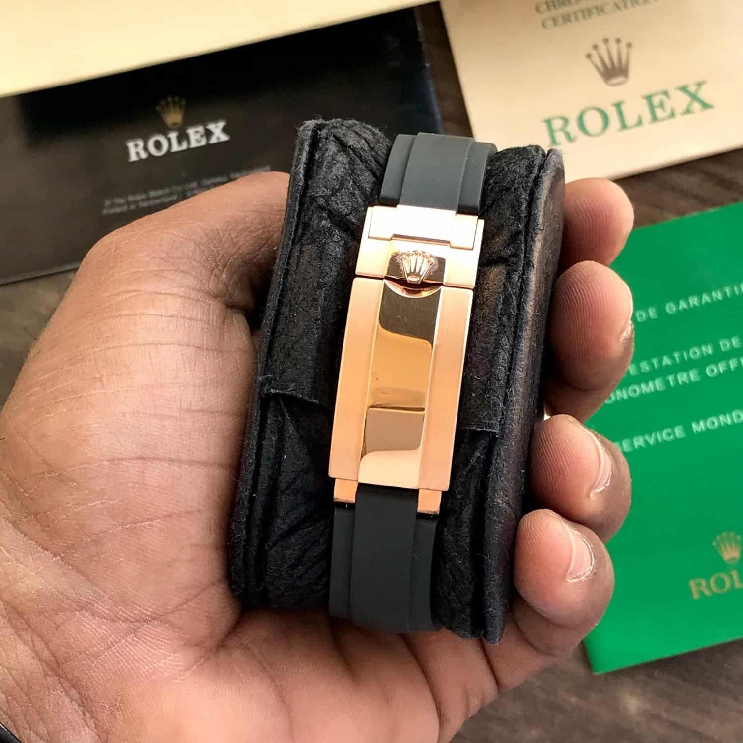 Role_x Yach Master Rose Gold Watch